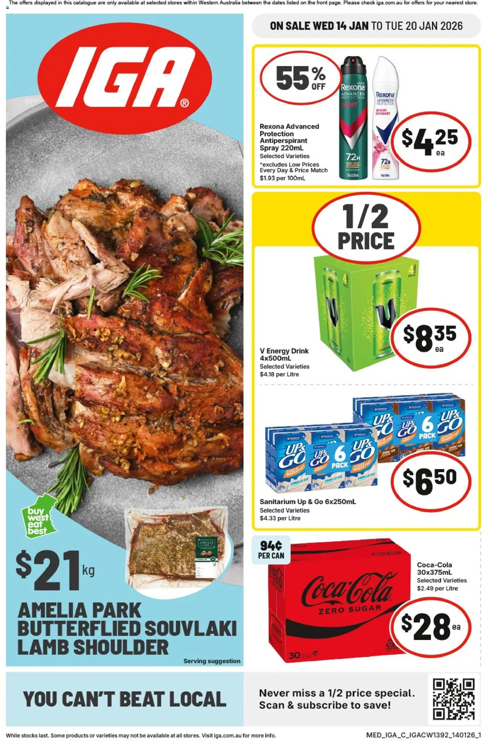 IGA Catalogue NT/WA - page 1- valid from 14/01/2026