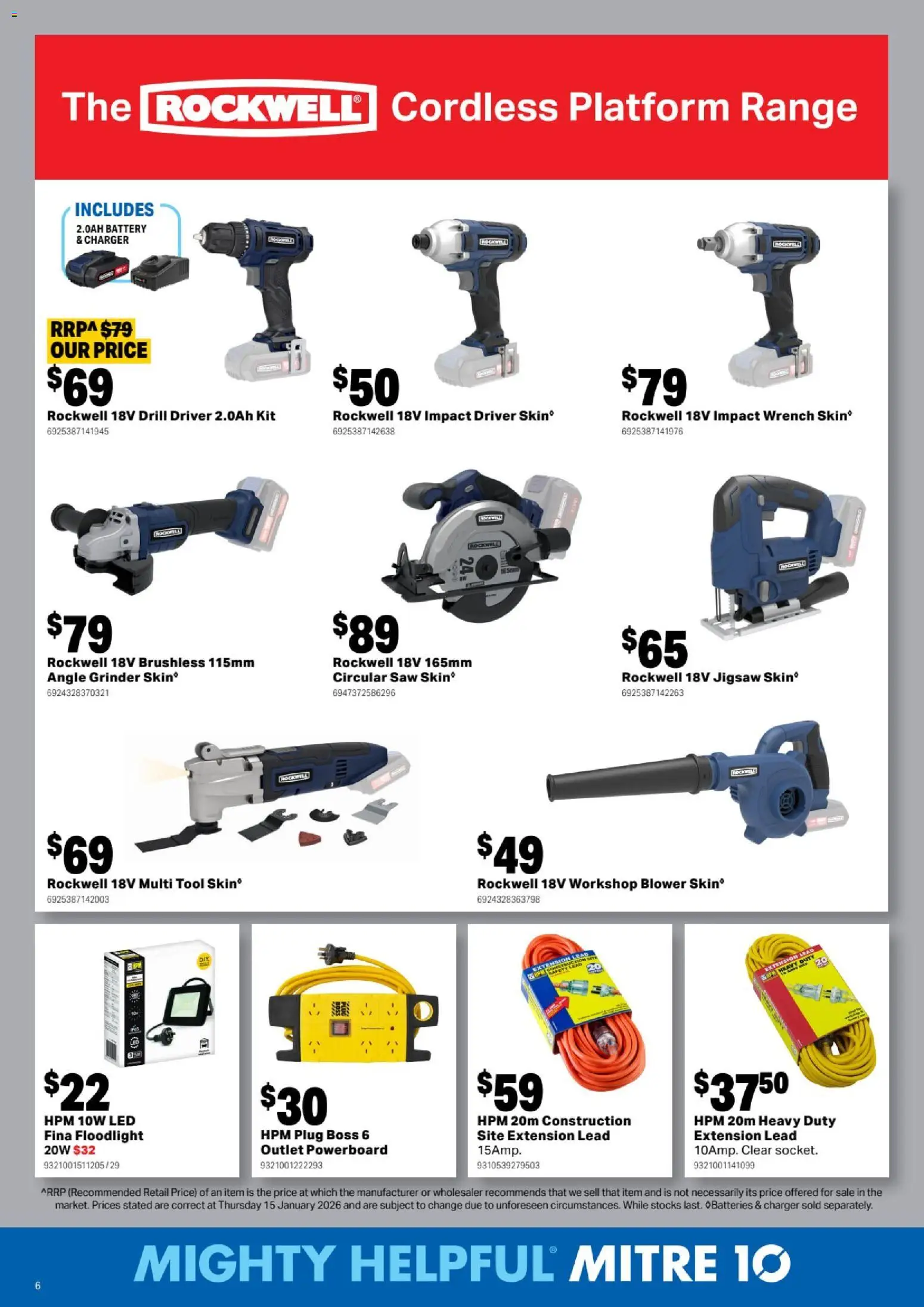 Mitre 10 Catalogue  - page 6- valid from 25/02/2026