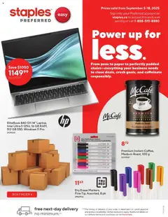 Preview Staples - Business Flyer valid from Sep 5, 2025