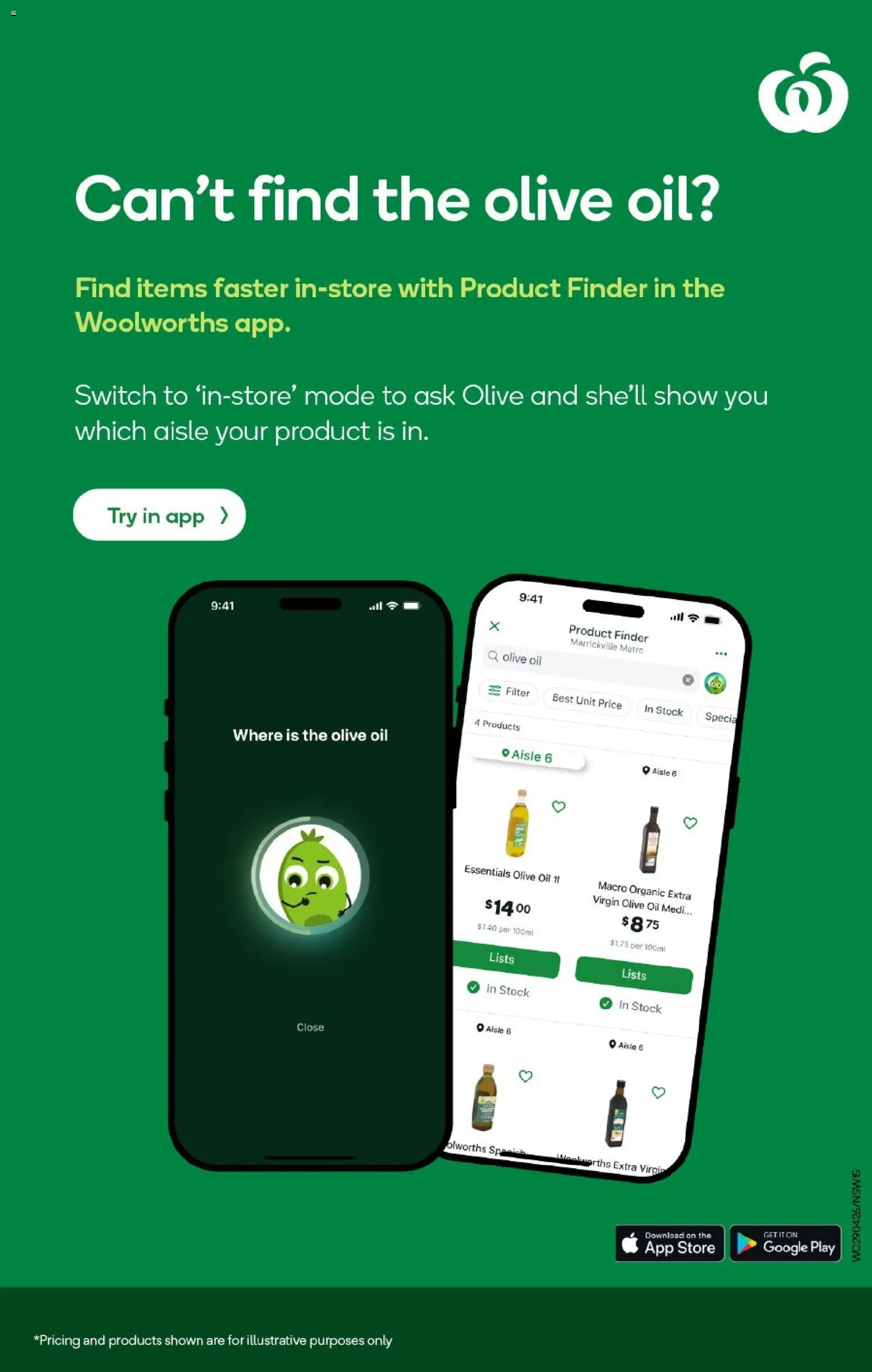 Woolworths catalogue  - page 15- valid from 29/04/2026