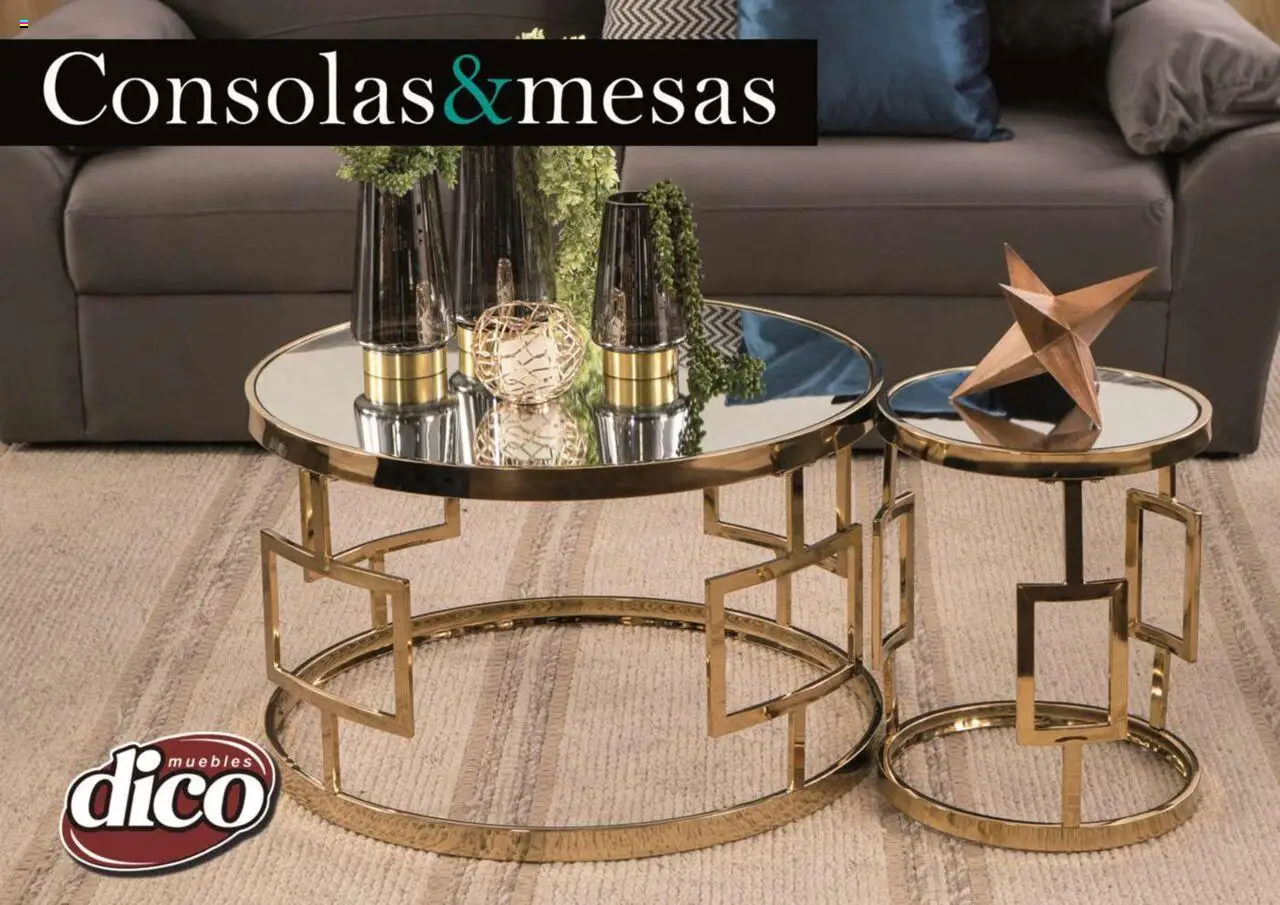 Muebles Dico catálogo Consolas y Mesas  - página 1- válido desde 04/12/2024