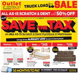 Preview Tepperman's outlet valid from Oct 16, 2025