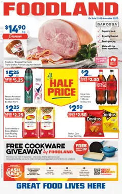 Foodland catalogue preview - valid from 12/11/2025