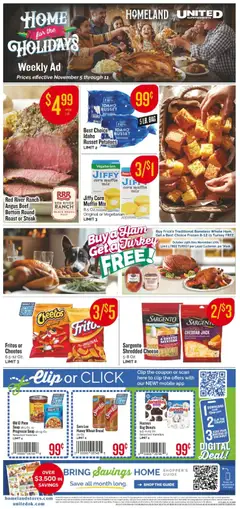 Preview Homeland Weekly Ad valid from 11/05/2025