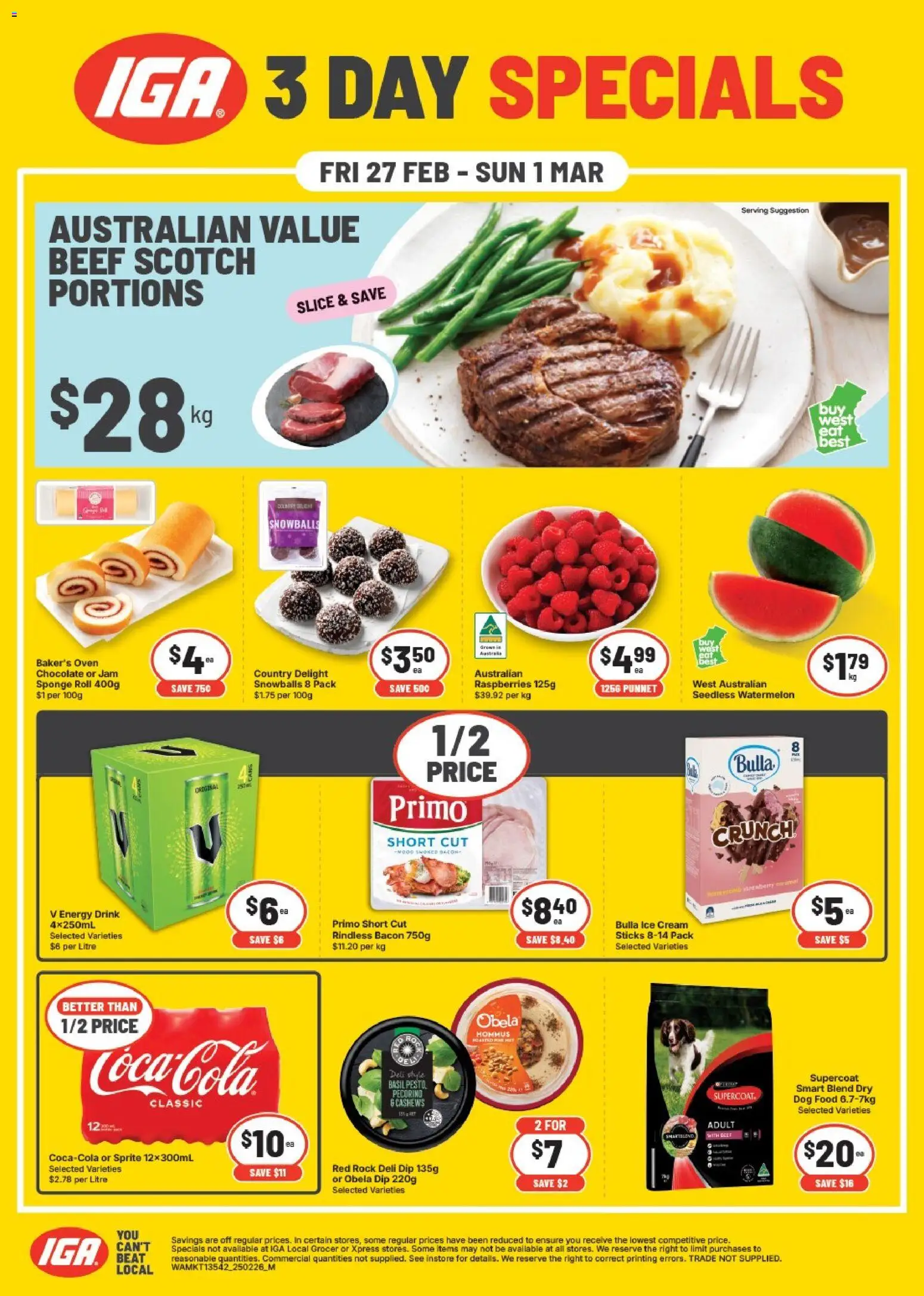 IGA Weekend Specials WA - page 1- valid from 27/02/2026