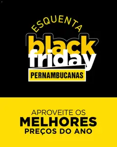 Pré-visualização Pernambucanas Black Friday válida a partir de 05/11/2025