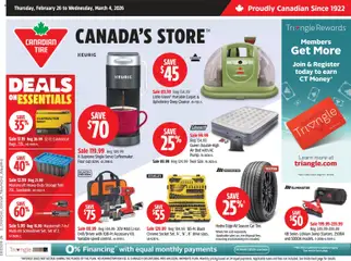 Preview Canadian Tire weekly flyer valid from Feb 26, 2026