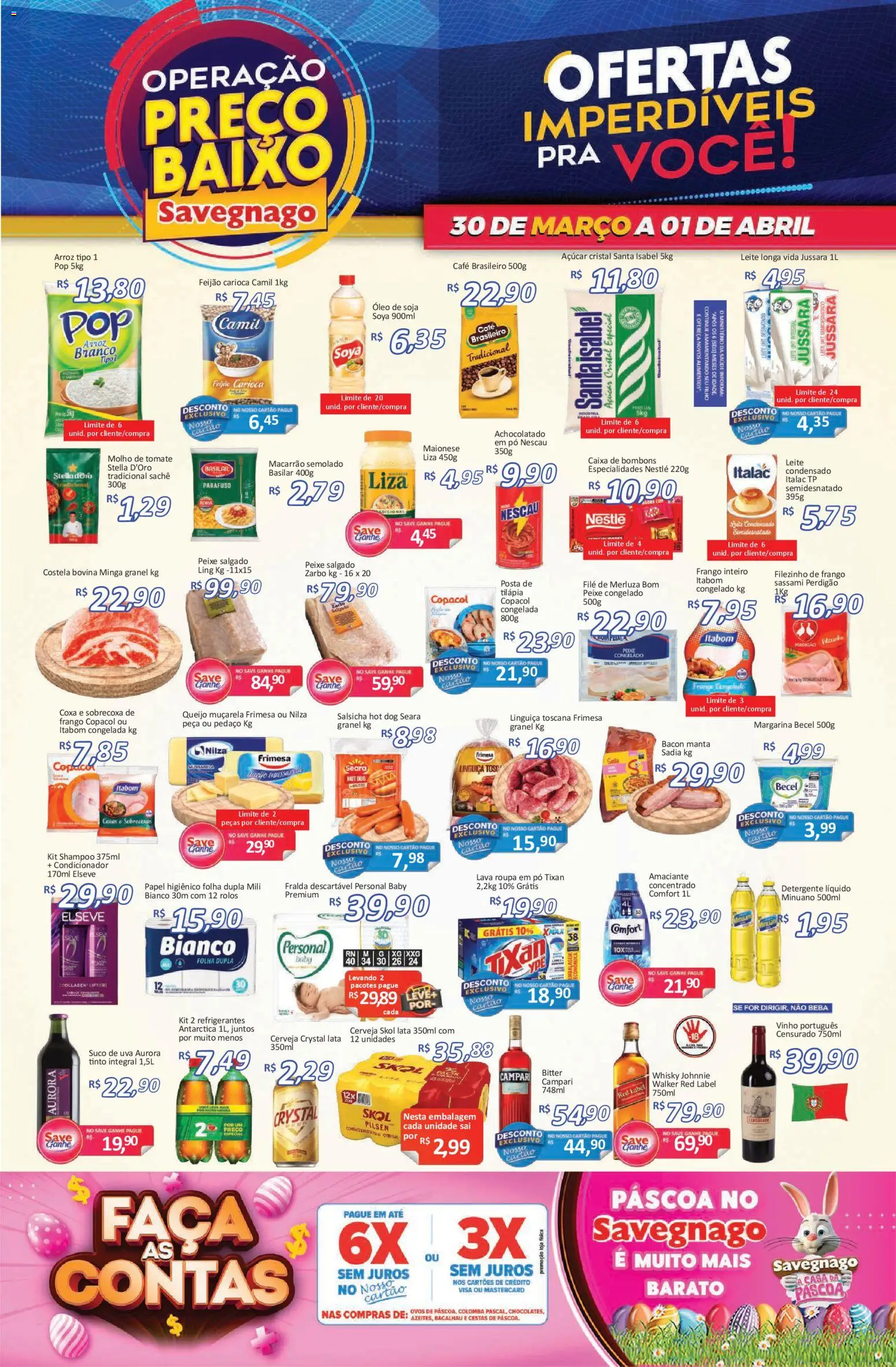 Savegnago - Ofertas da semana - página 1- válido a partir de 30/03/2026
