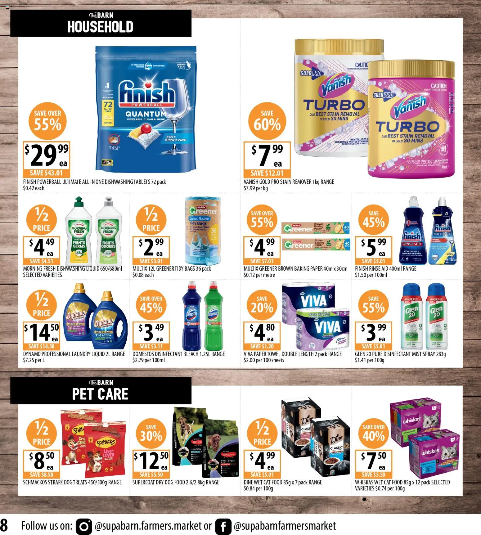 Supabarn catalogue  - page 8- valid from 29/04/2026