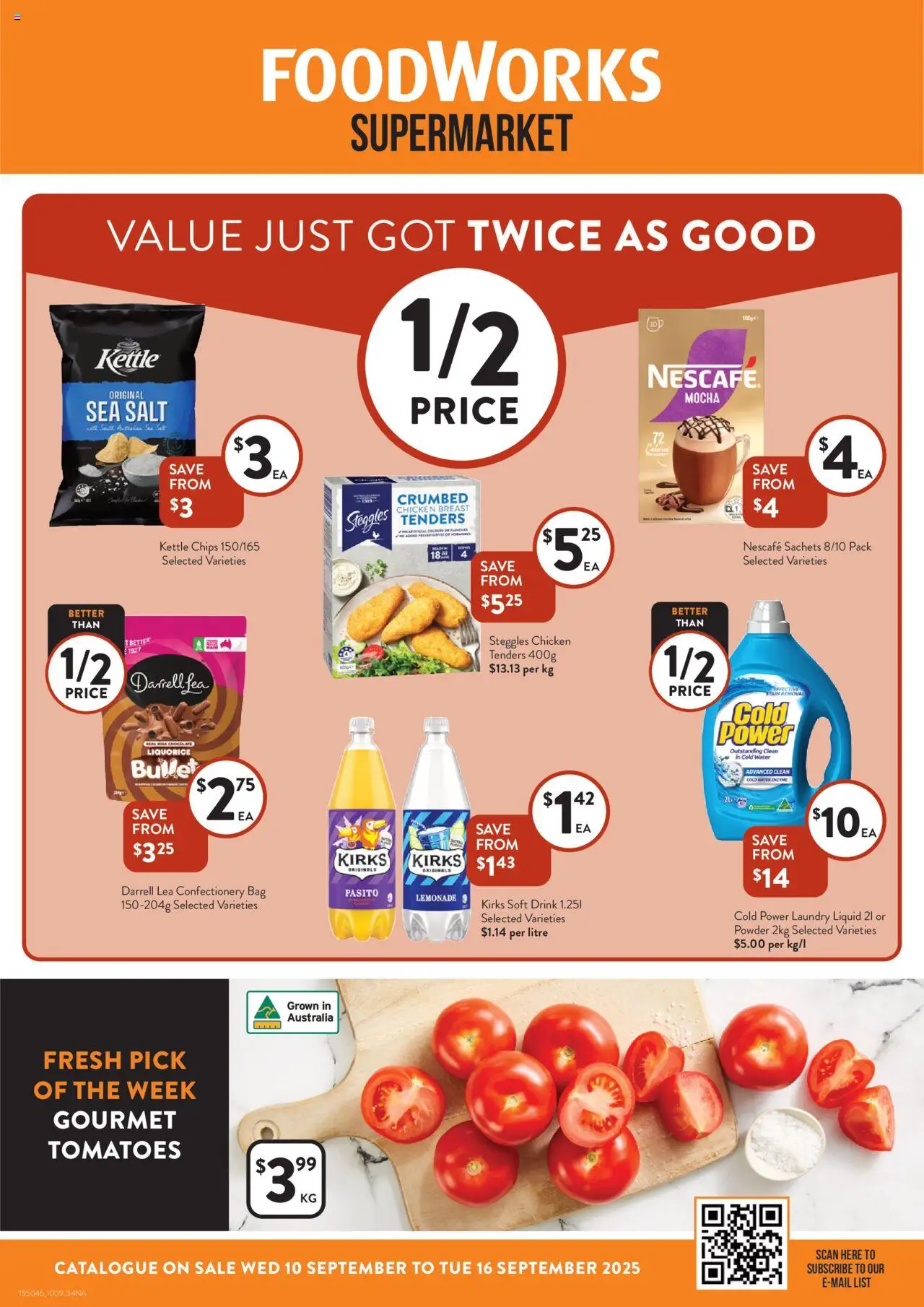 Foodworks - Catalogue NSW - page 1- valid from 10/09/2025