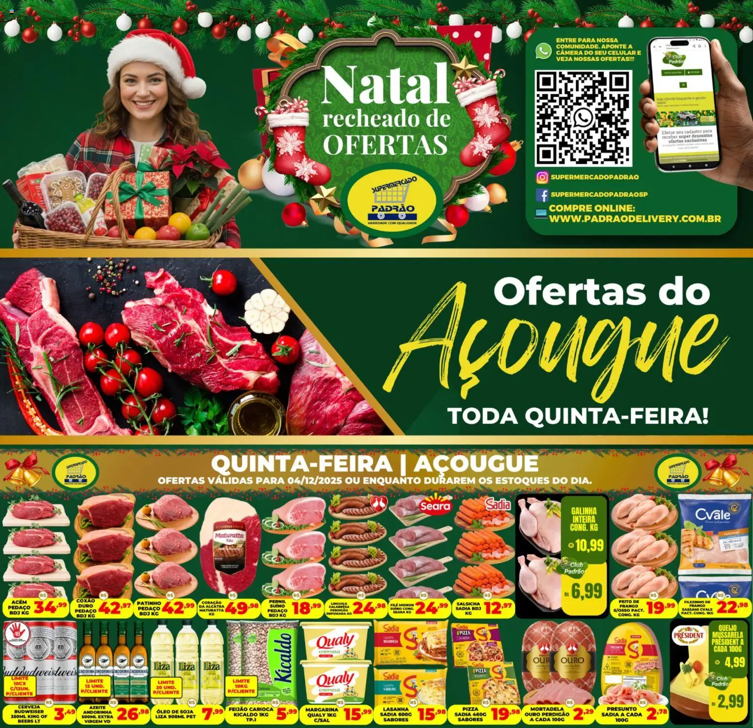 Supermercado Padrão - Ofertas do Açougue - página 1- válido a partir de 04/12/2025
