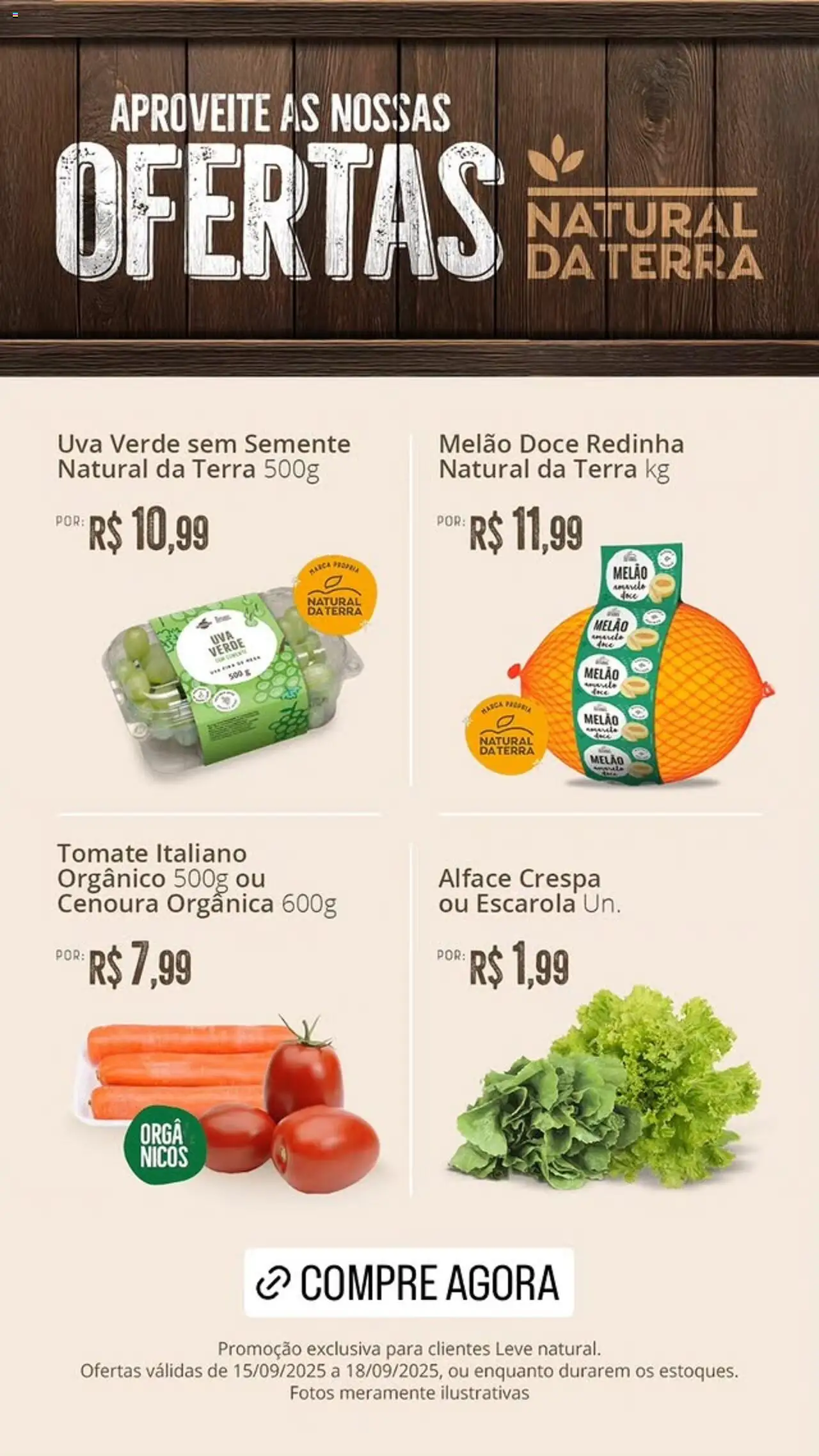 Natural da Terra - Ofertas da semana - página 1- válido a partir de 15/09/2025
