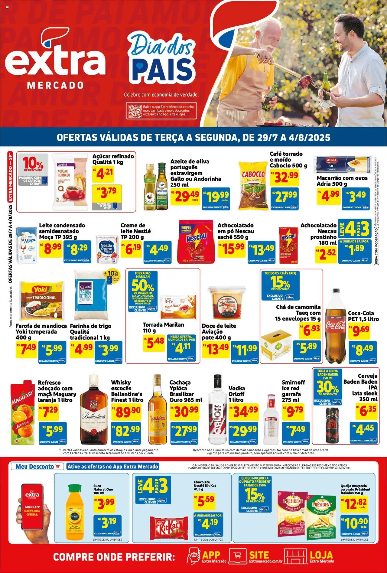 Extra - Ofertas de Mercado - página 1- válido a partir de 29/07/2025
