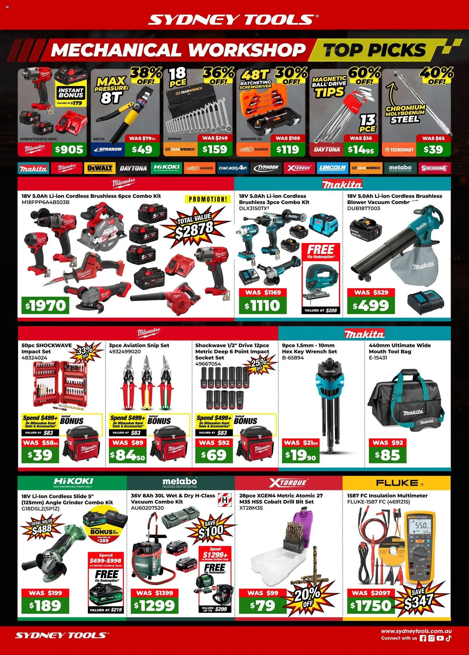 Sydney Tools catalogue  - page 1- valid from 05/03/2026