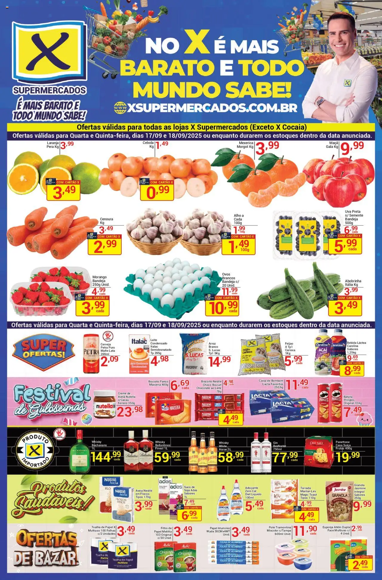 X Supermercados - Ofertas da semana - página 1- válido a partir de 17/09/2025
