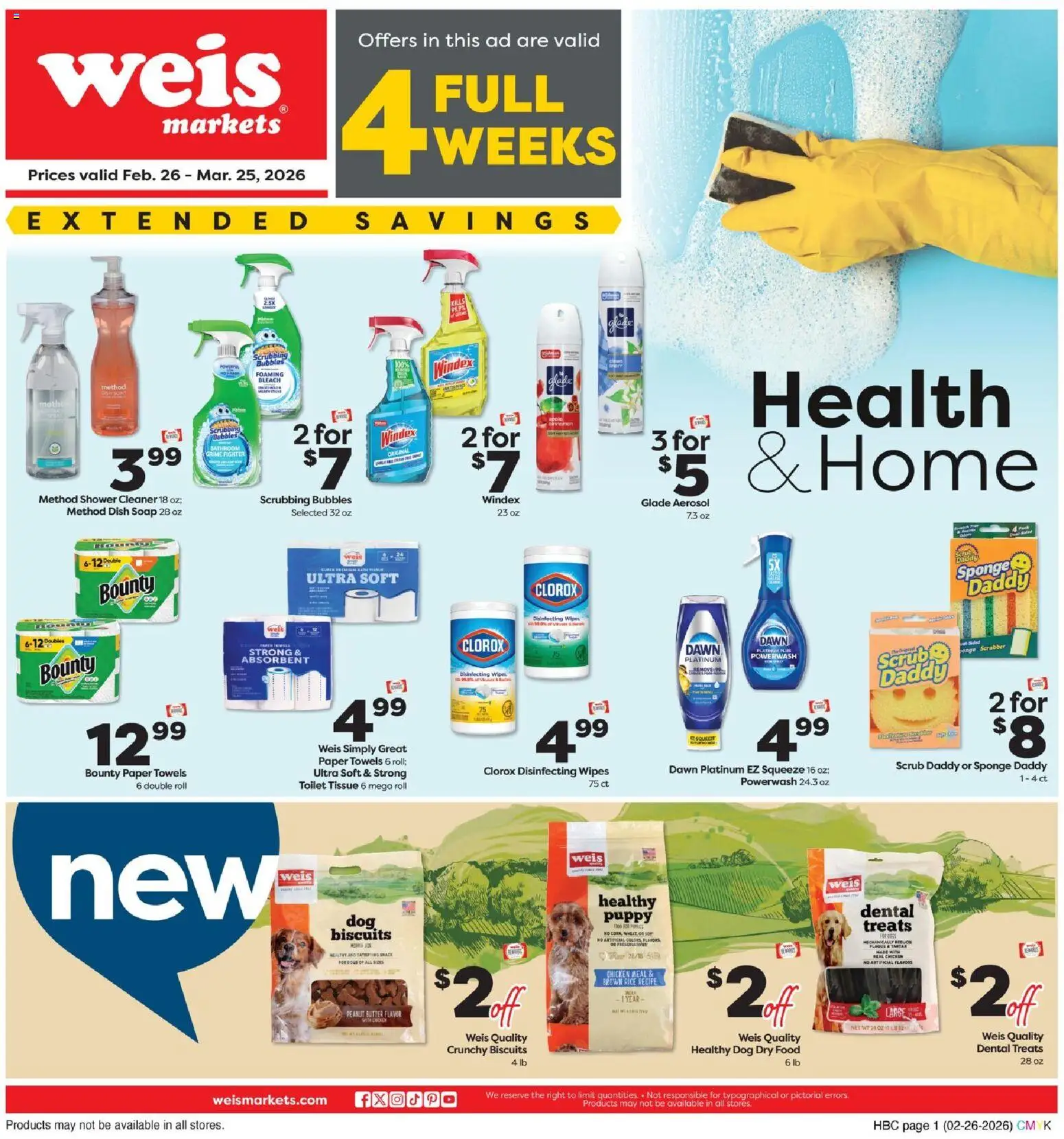 Weis Health&Home - page 1- valid from 02/26/2026