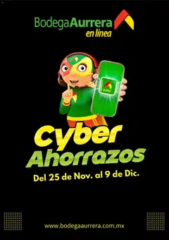 Bodega Aurrerá Cyber Monday válido desde 25/11/2025