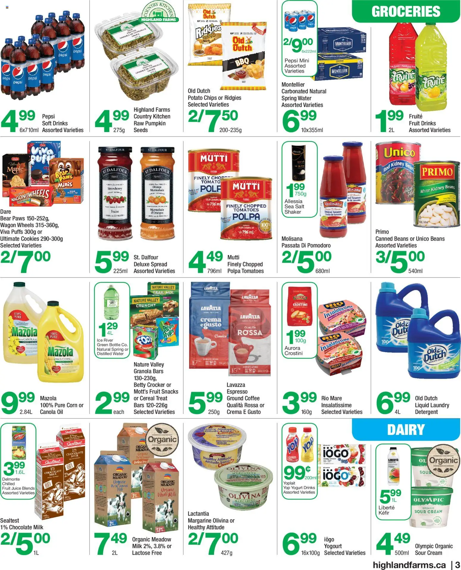 Highland Farms weekly flyer / circulaire - page 3- valid from Apr 9, 2026