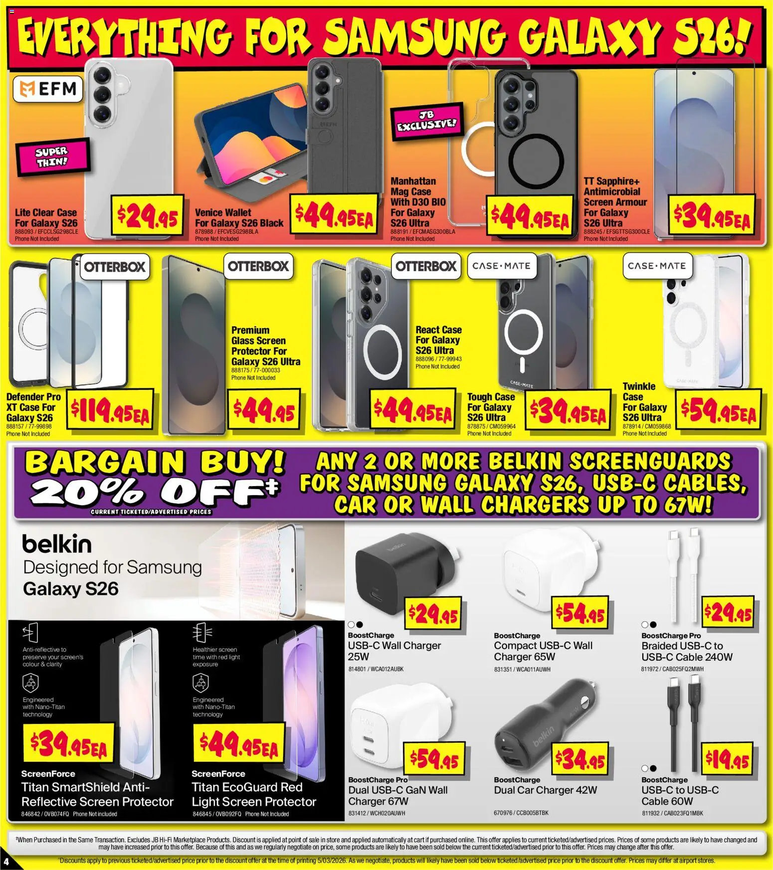 JB Hi-Fi catalogue  - page 4- valid from 19/03/2026