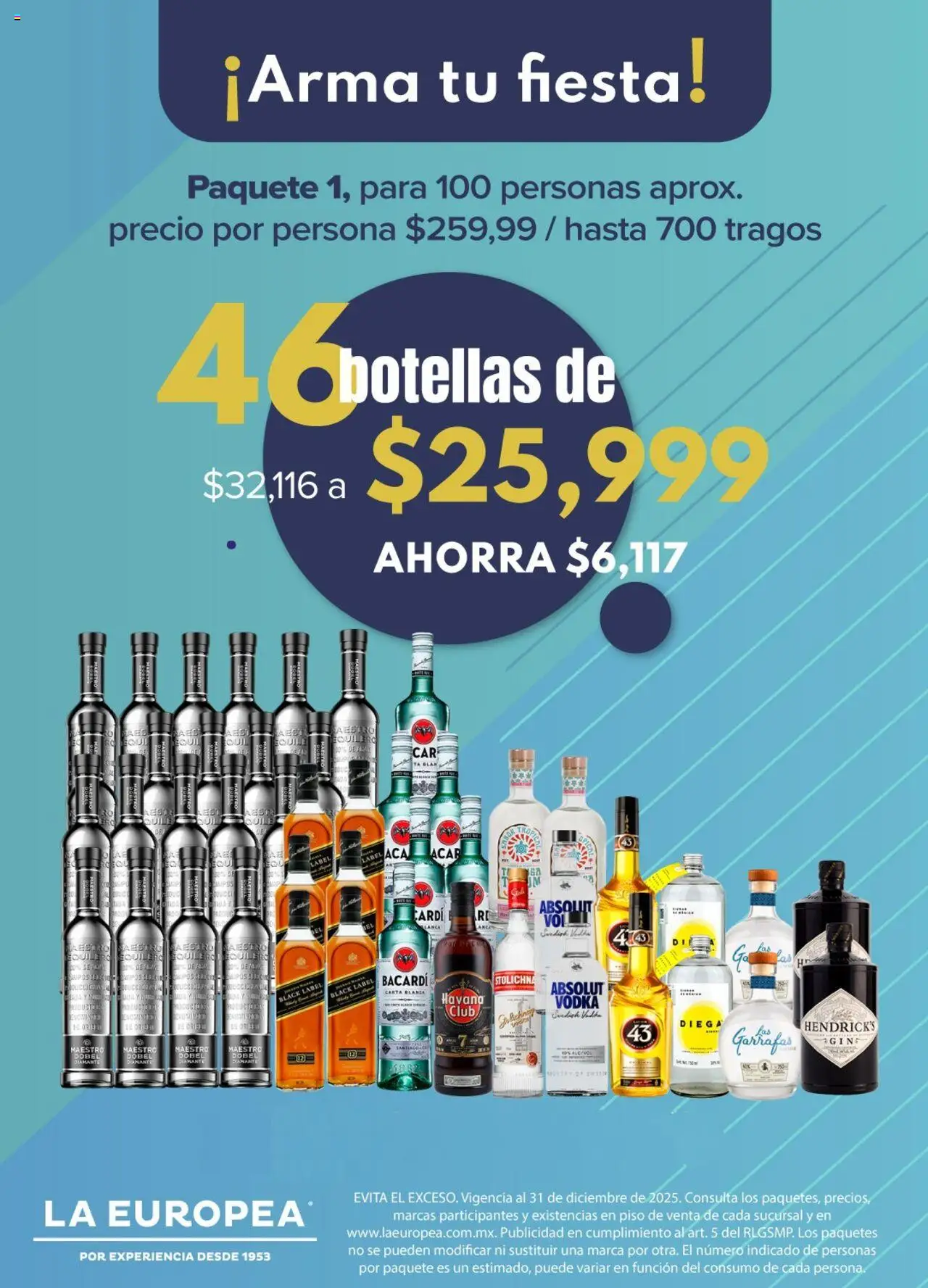 La Europea catálogo Arma tu Fiesta - página 1- válido desde 07/01/2025