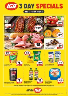 IGA catalogue preview - valid from 17/10/2025