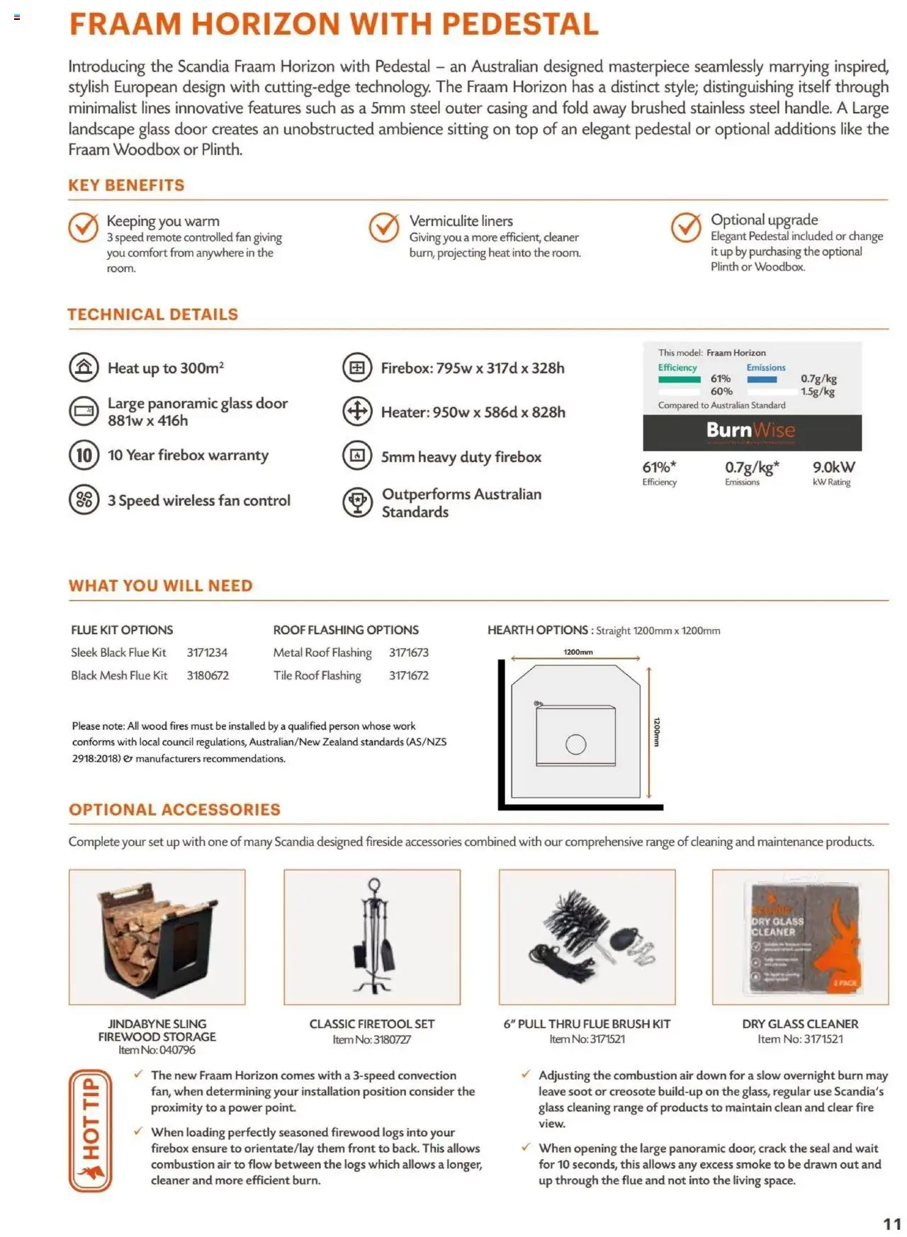 Bunnings Warehouse Scandia Range & Accessories Brochure 2025 - page 11- valid from 31/03/2025