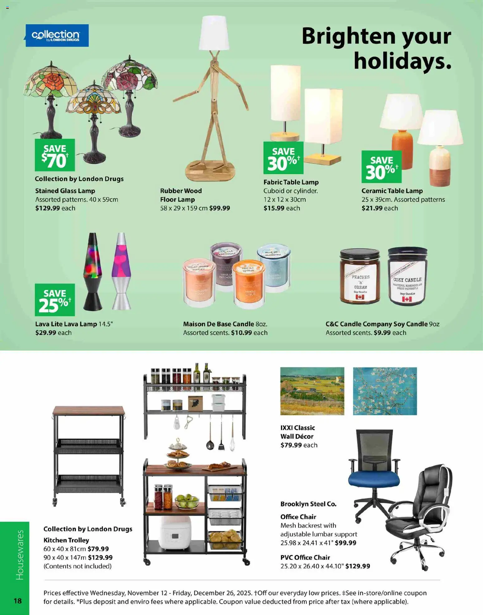 London Drugs - Specialty Cozy Christmas Catalogue - page 18- valid from Nov 12, 2025