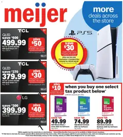 Preview Meijer More Deals Across the Store valid from 01/21/2026