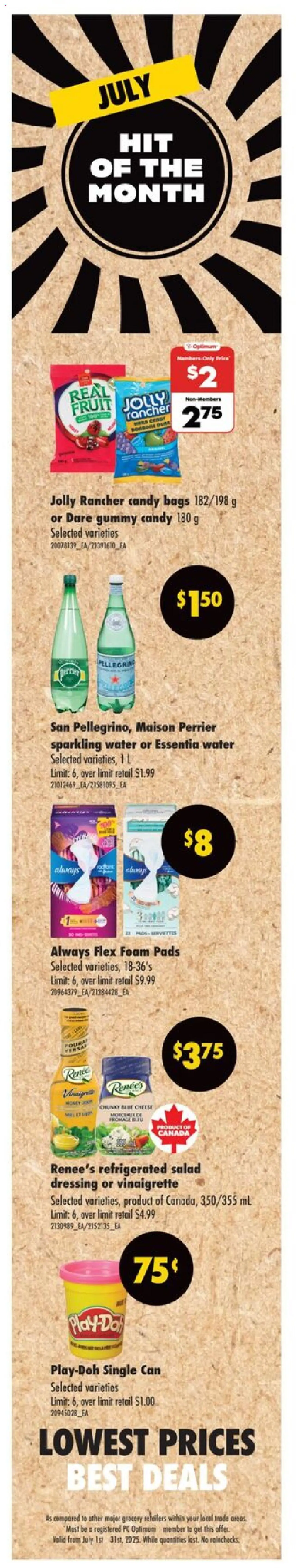 Real Canadian Superstore weekly flyer / circulaire - page 4- valid from Jul 17, 2025