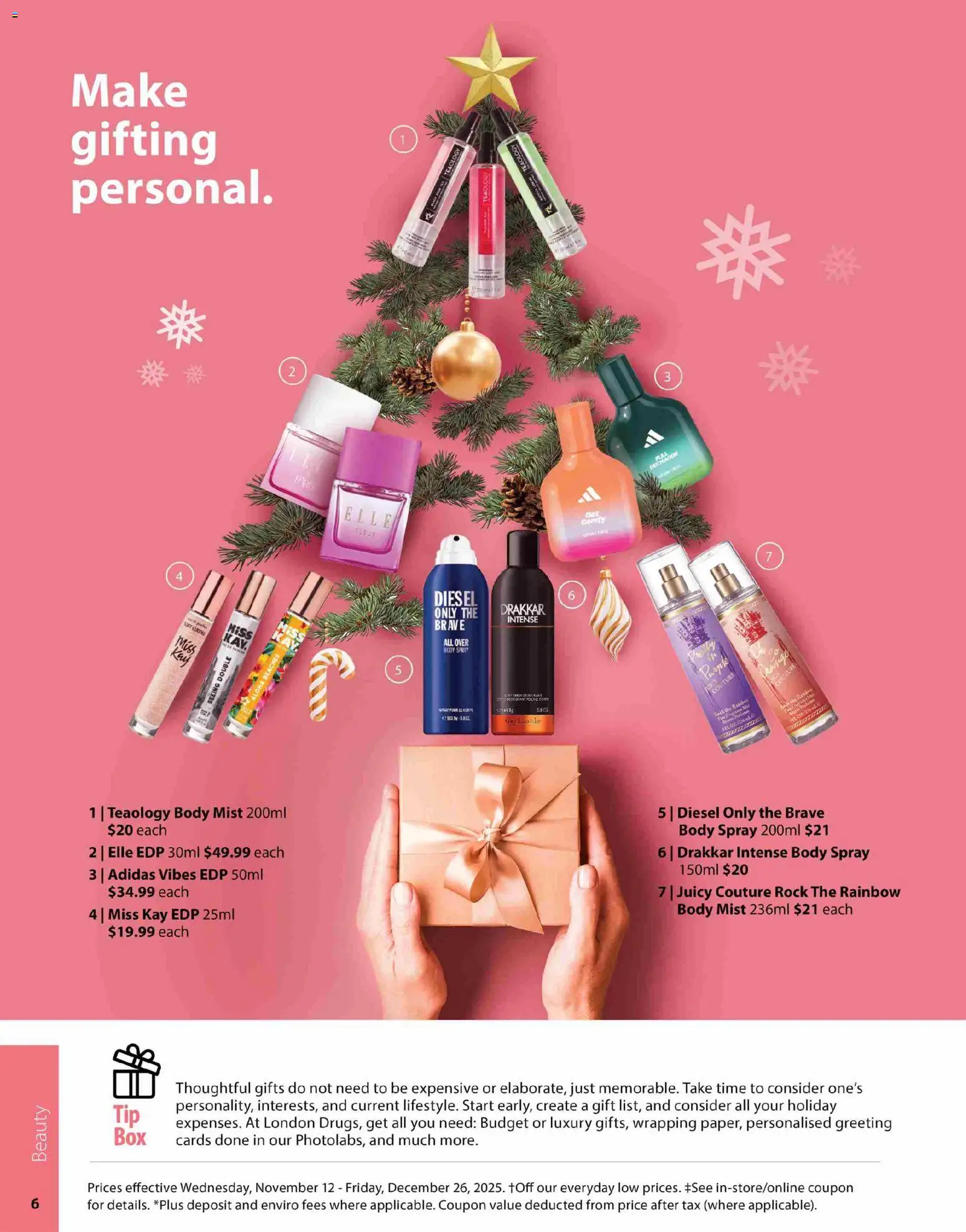 London Drugs - Specialty Christmas Catalogue - page 6- valid from Nov 12, 2025