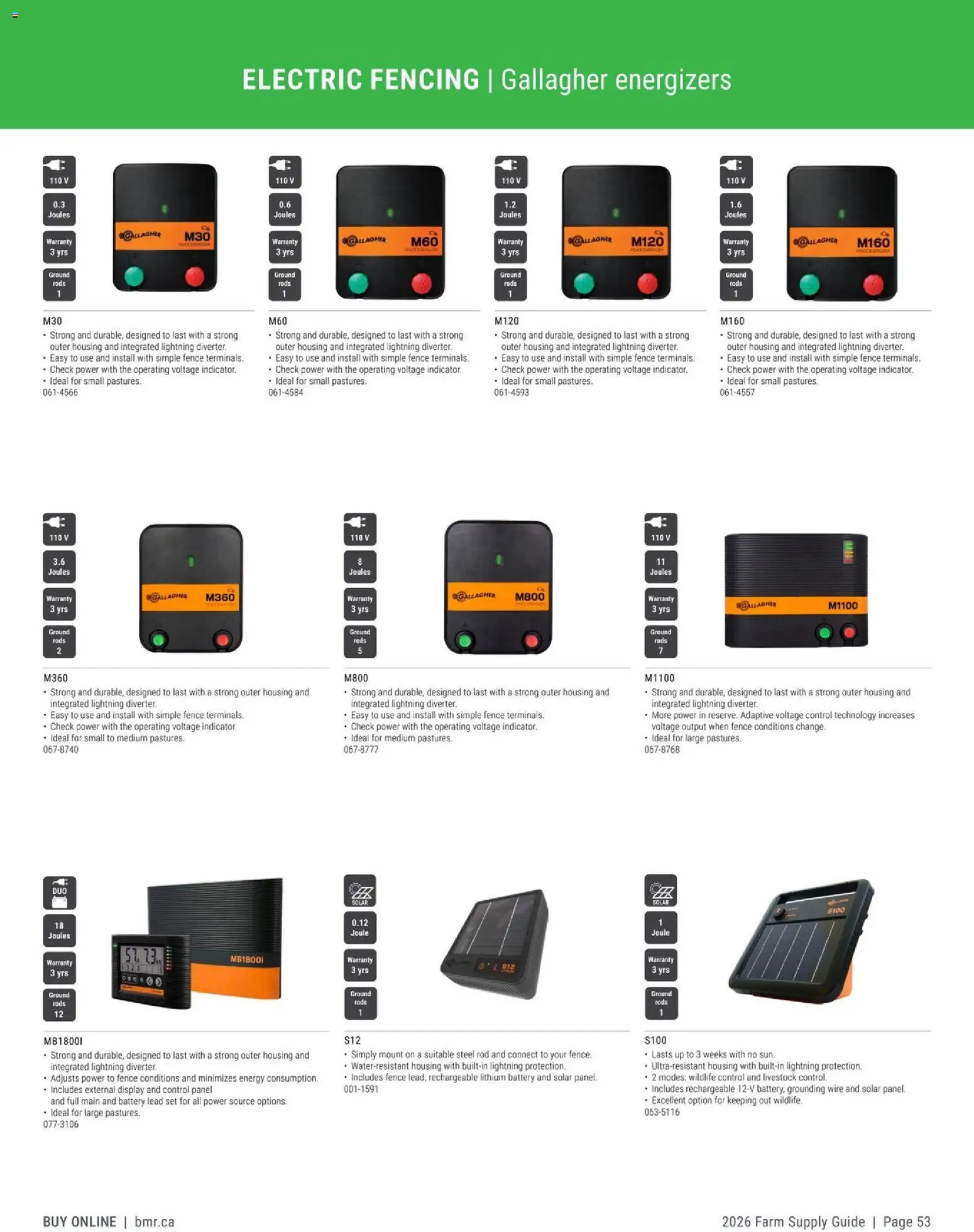 BMR - Agrizone - 2026 Farm Supply Guide - page 53- valid from Jan 9, 2026