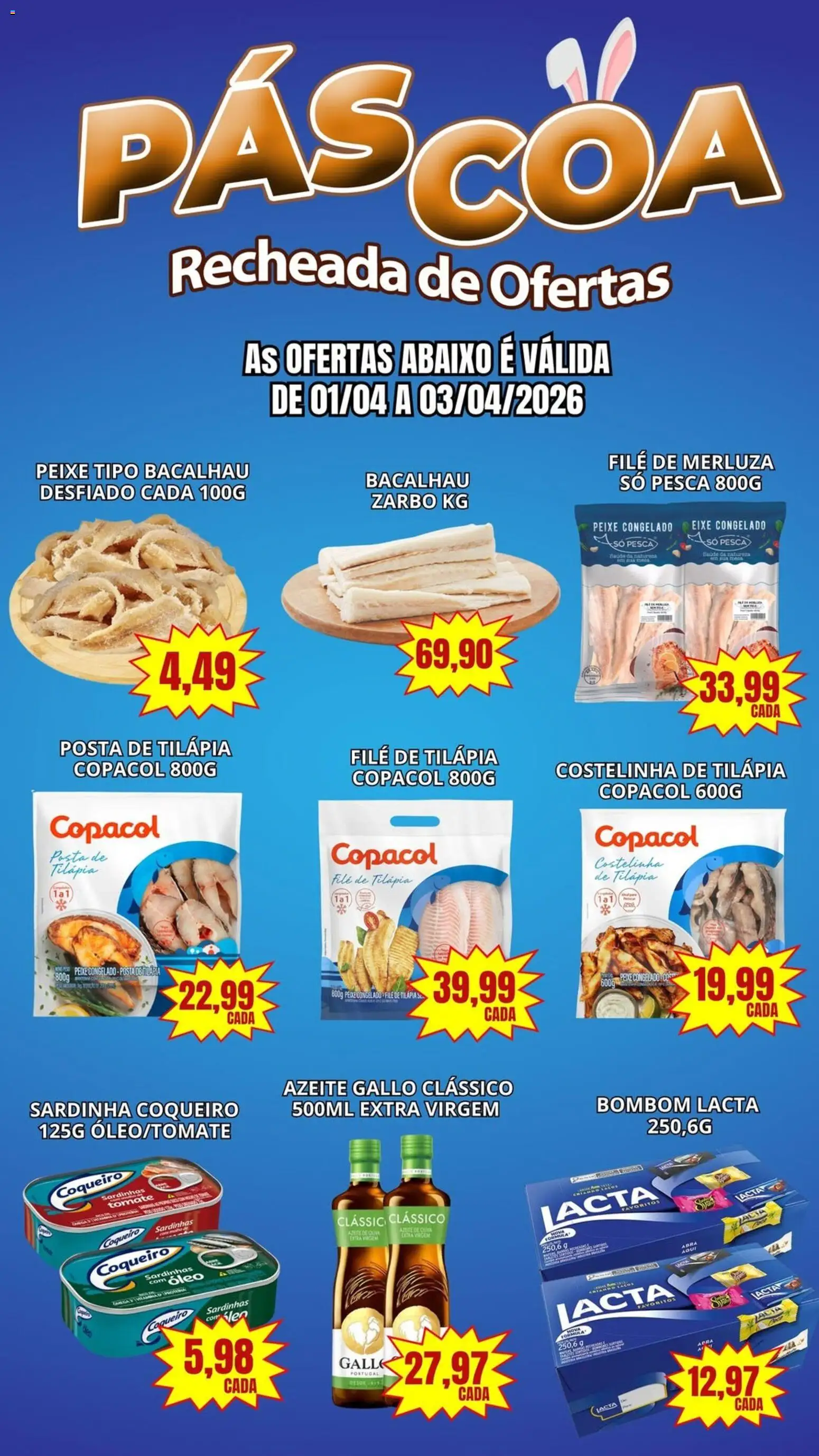 Kaçula ofertas Páscoa - página 1- válido a partir de 01/04/2026
