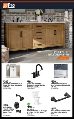 Preview Home Depot Shop Pro Ad valid from 08/18/2025