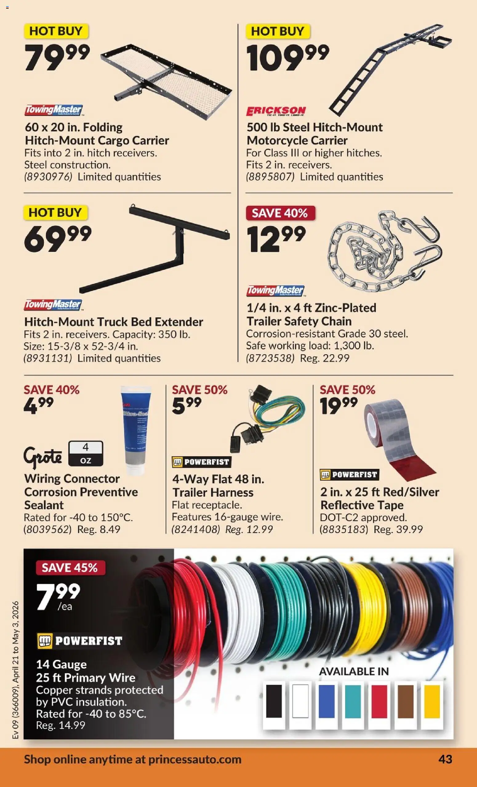 Princess Auto flyer - 2 Week Sale! - page 48- valid from Apr 21, 2026