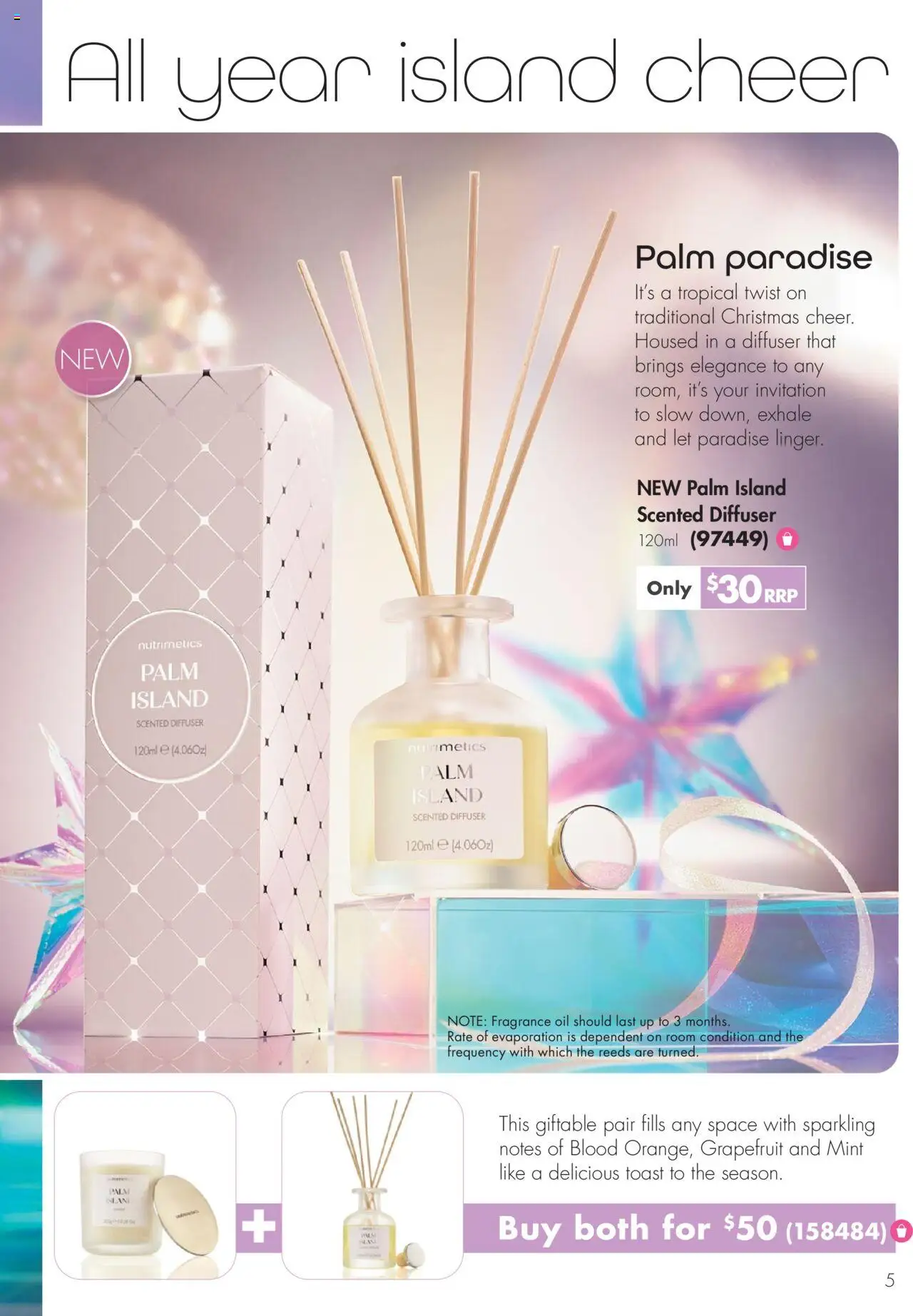 Nutrimetics Catalogue Holiday magic - page 5- valid from 12/10/2025