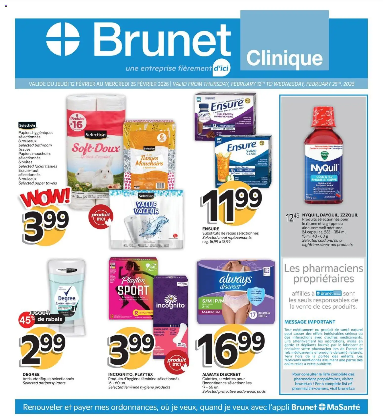 Brunet - Clinique - page 1- valid from Feb 12, 2026
