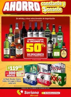 Soriana - Fin de Semana Mercado: Saltillo y Torreón válido desde 26/02/2026