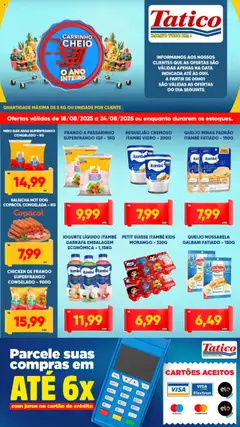 Pré-visualização Tatico - Ofertas da semana válida a partir de 18/08/2025
