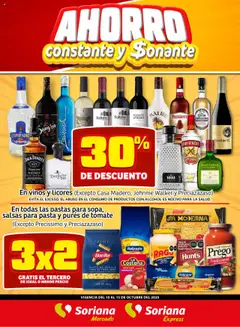 Soriana - Fin de Semana Mercado: BCS, Son y Sin válido desde 09/10/2025