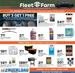 Preview Mills Fleet Farm Weekly Ad valid from 07/31/2025