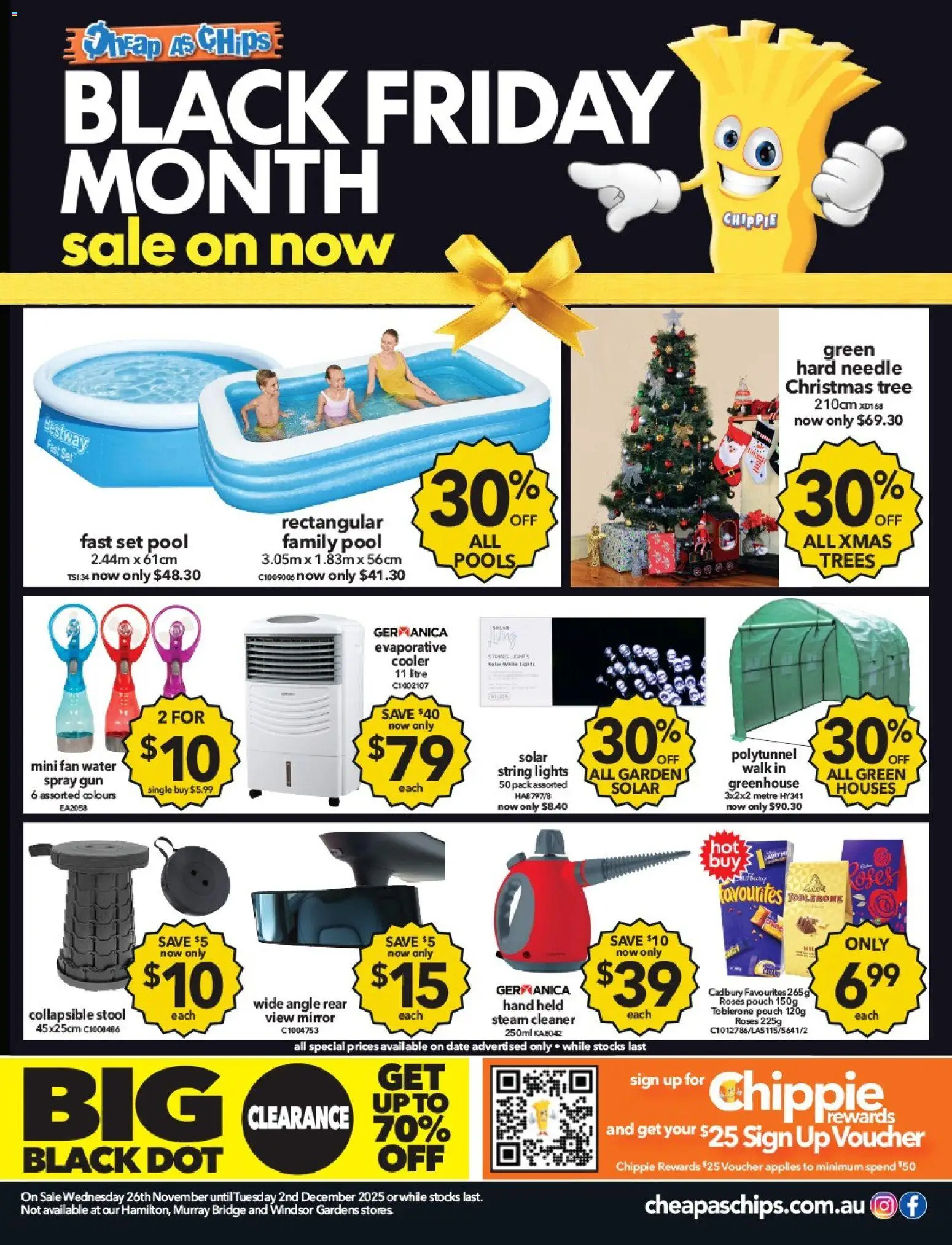 Cheap as Chips Black Friday - page 1- valid from 26/11/2025