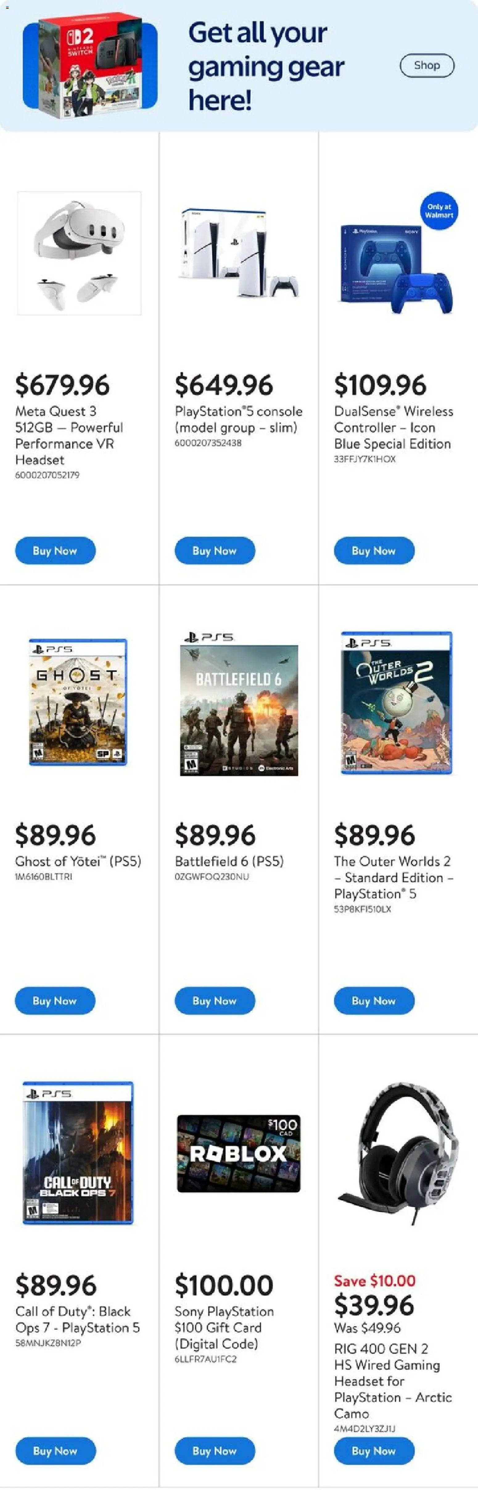 Walmart - Extended Aisle - page 3- valid from Nov 6, 2025