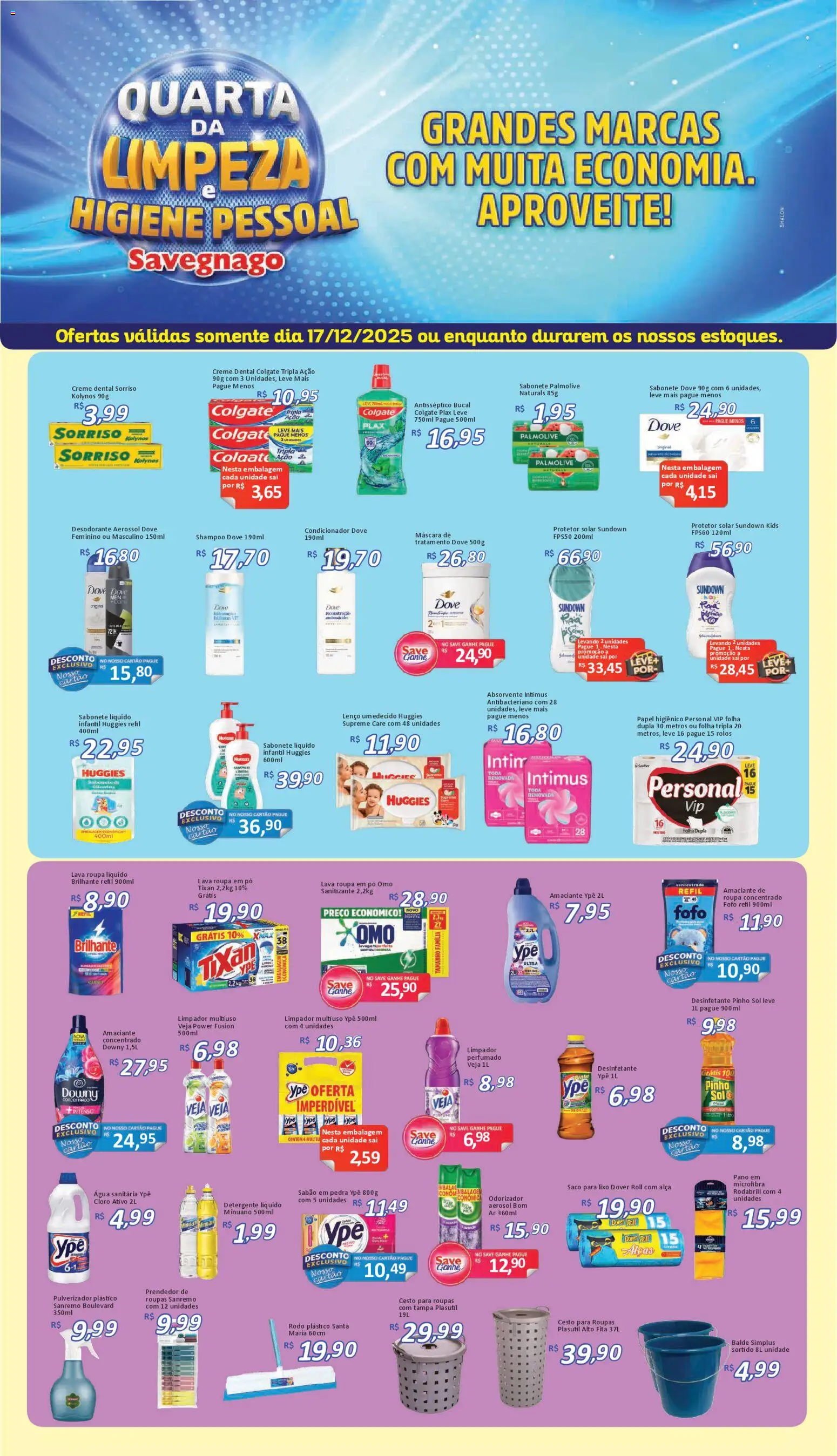 Savegnago - Ofertas da semana - página 1- válido a partir de 17/12/2025
