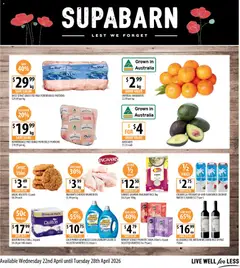 Supabarn catalogue preview - valid from 22/04/2026