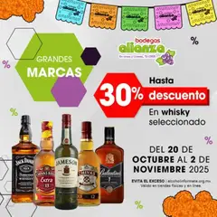 Bodegas Alianza catálogo Selección de grandes marcas de whisky válido desde 20/10/2025