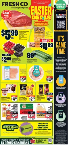 Preview FreshCo weekly flyer / circulaire valid from Apr 2, 2026