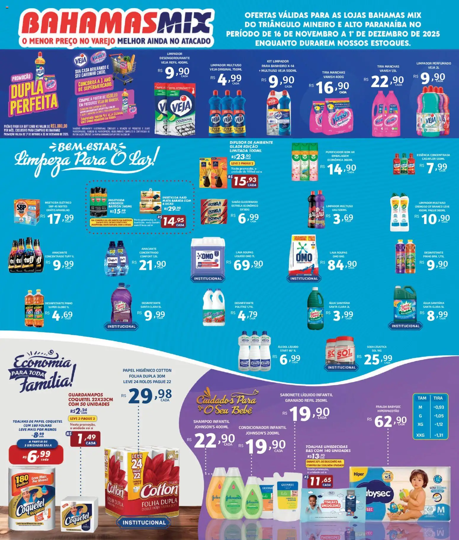 Bahamas Mix - Ofertas Higiene e Limpeza - página 1- válido a partir de 16/11/2025
