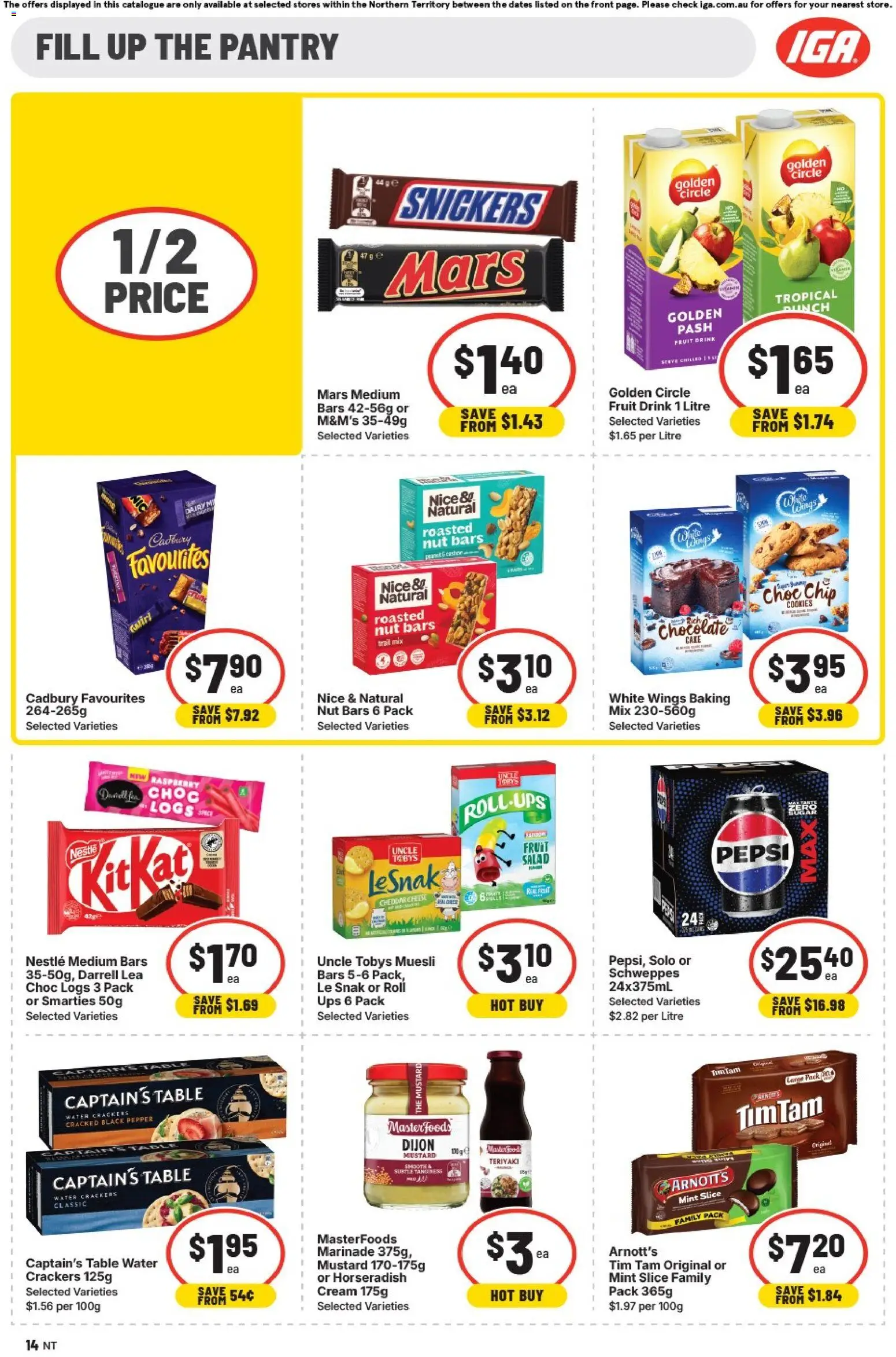 IGA Catalogue NT - page 10- valid from 14/01/2026