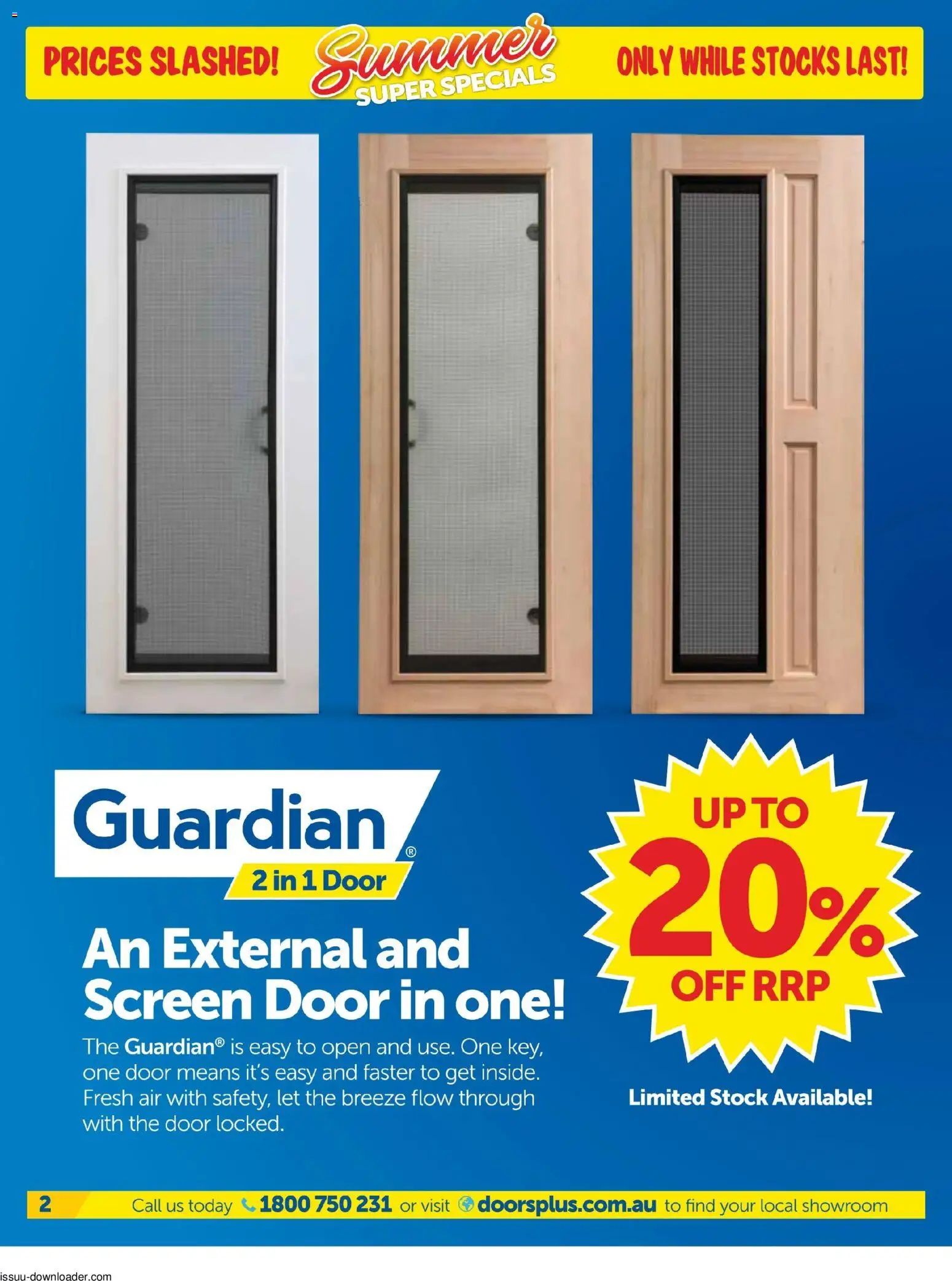 Doors Plus  Catalogue  - page 2- valid from 01/12/2025
