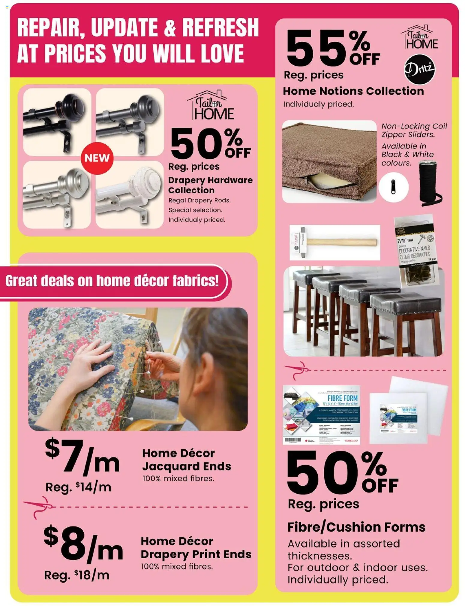Fabricland weekly flyer / circulaire - page 12- valid from Mar 1, 2026